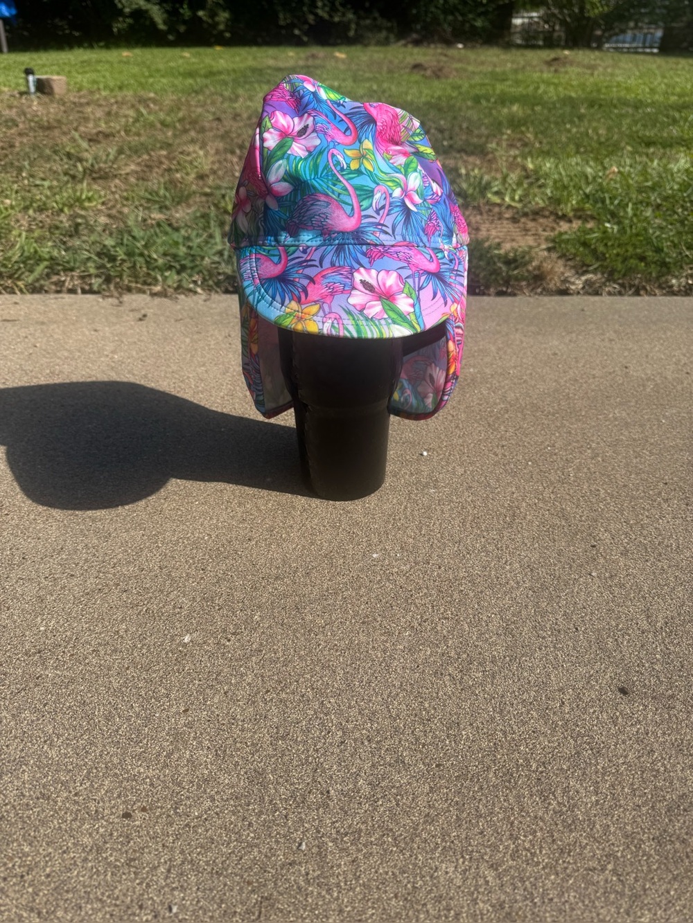 Lucky 7, Tropical Flamingo, Sun Visor - Bright Multi, Size 4-7 years